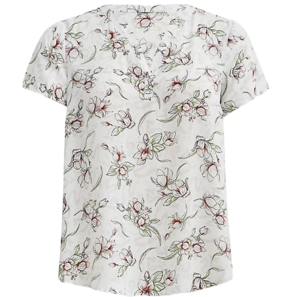 TORRID Floral V-Neck Women's Top - Picture 1 of 4